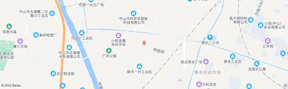 中山泰昌路2_公交站地图_中山公交_妙搜公交查询2025