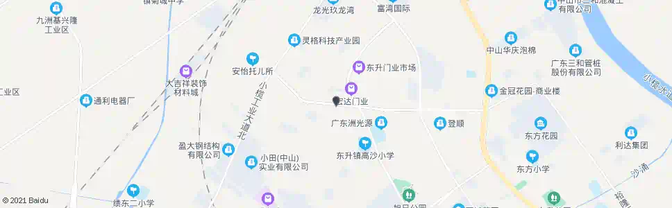 中山高沙工业区_公交站地图_中山公交_妙搜公交查询2025