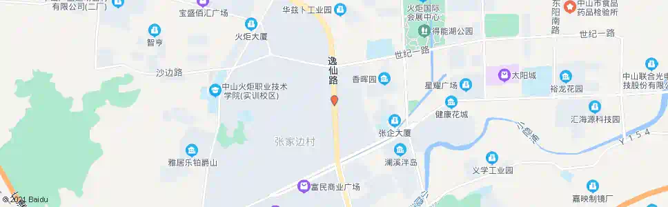中山逸港花园东_公交站地图_中山公交_妙搜公交查询2025