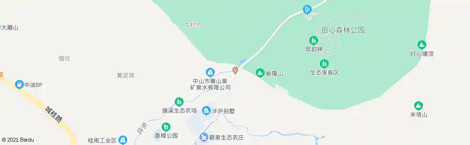 中山旗溪村路口_公交站地图_中山公交_妙搜公交查询2025