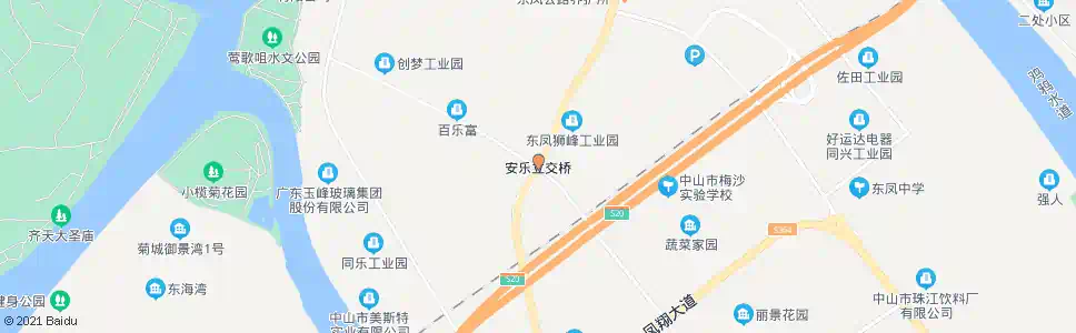 中山安乐_公交站地图_中山公交_妙搜公交查询2025