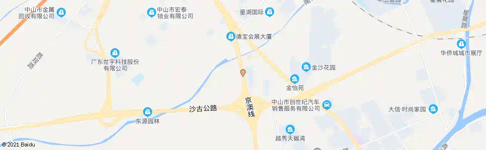 中山西区医院西_公交站地图_中山公交_妙搜公交查询2025
