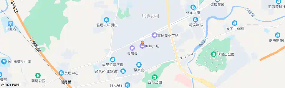 中山明珠广场_公交站地图_中山公交_妙搜公交查询2025