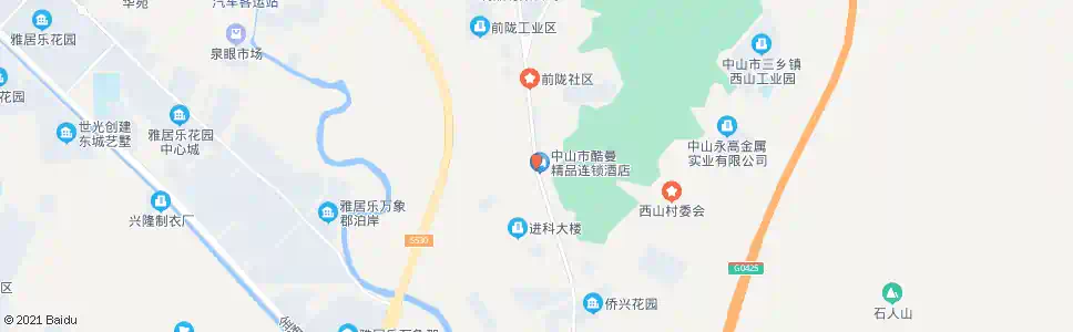 中山前陇工业区_公交站地图_中山公交_妙搜公交查询2025