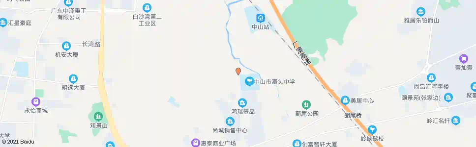 中山濠头中学_公交站地图_中山公交_妙搜公交查询2025