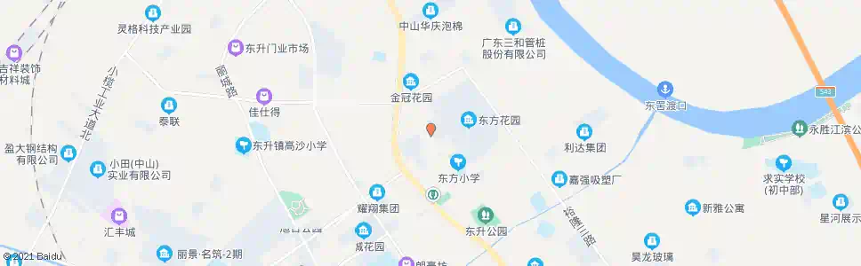 中山东方花园正门_公交站地图_中山公交_妙搜公交查询2025