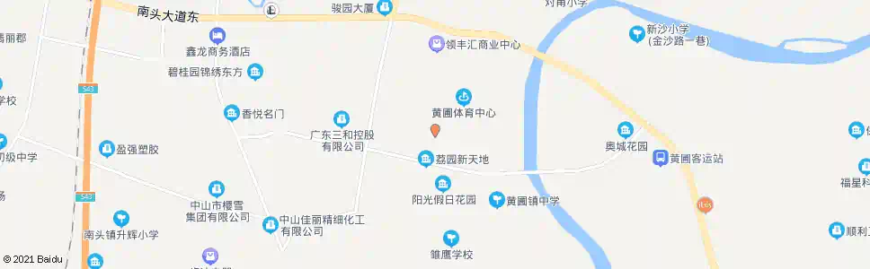 中山新地牌坊_公交站地图_中山公交_妙搜公交查询2025