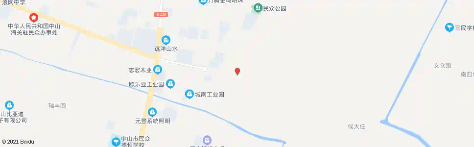 中山民标一二队_公交站地图_中山公交_妙搜公交查询2025