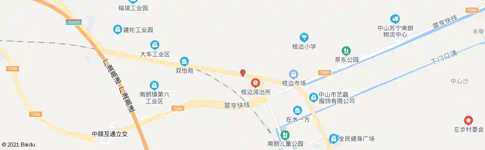 中山西江里牌坊_公交站地图_中山公交_妙搜公交查询2025