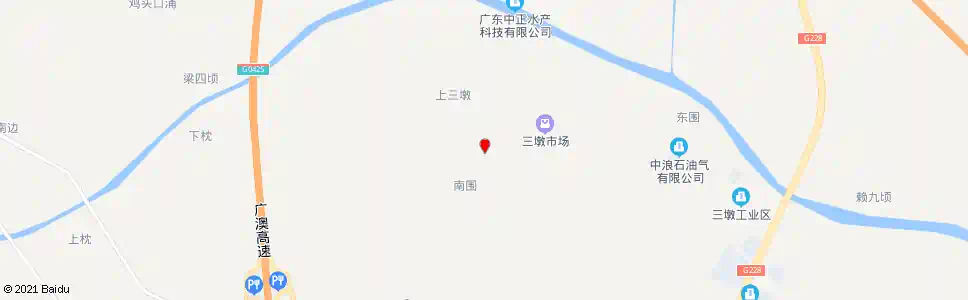 中山上三四队路口_公交站地图_中山公交_妙搜公交查询2025