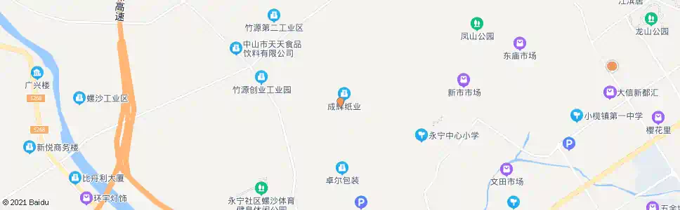 中山篁湾制伞厂_公交站地图_中山公交_妙搜公交查询2025