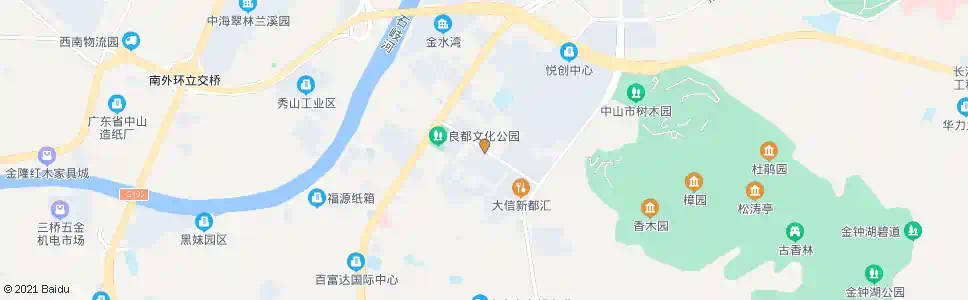 中山兴南路中_公交站地图_中山公交_妙搜公交查询2025