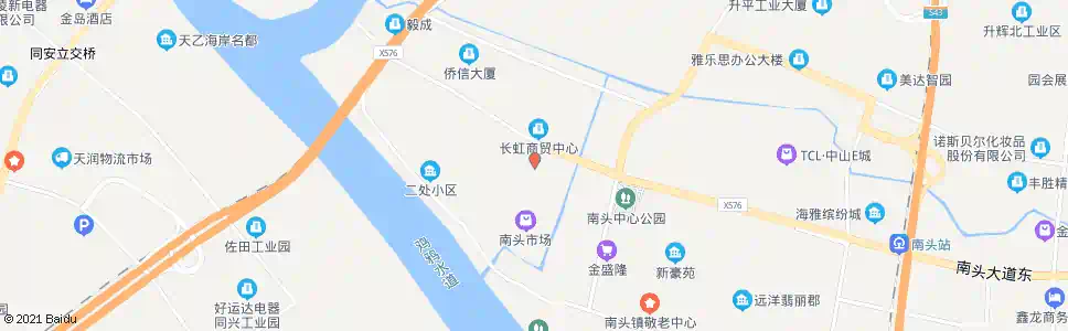 中山兴业南路口_公交站地图_中山公交_妙搜公交查询2025