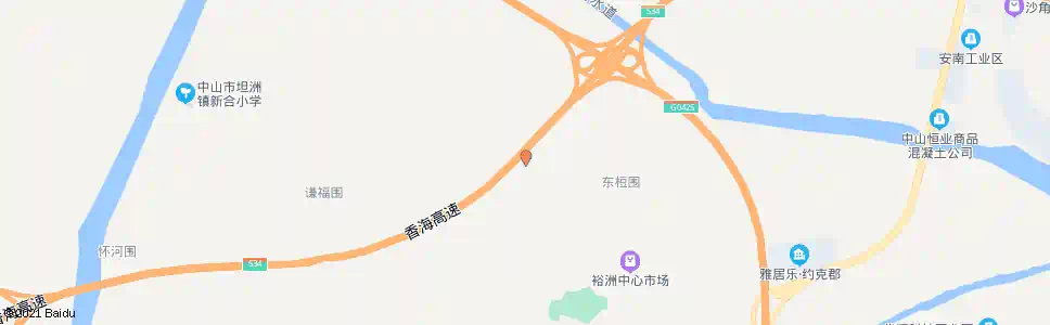 中山裕胜路口_公交站地图_中山公交_妙搜公交查询2025