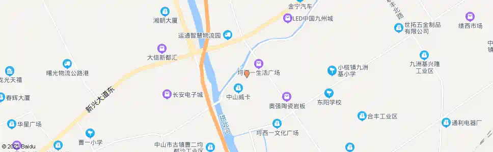 中山埒西一路口_公交站地图_中山公交_妙搜公交查询2025