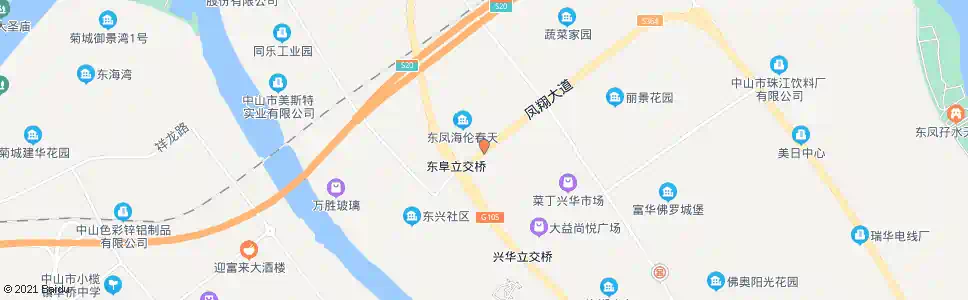 中山东阜路口_公交站地图_中山公交_妙搜公交查询2025