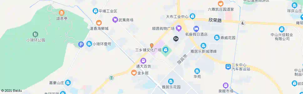 中山宝元鞋厂_公交站地图_中山公交_妙搜公交查询2025