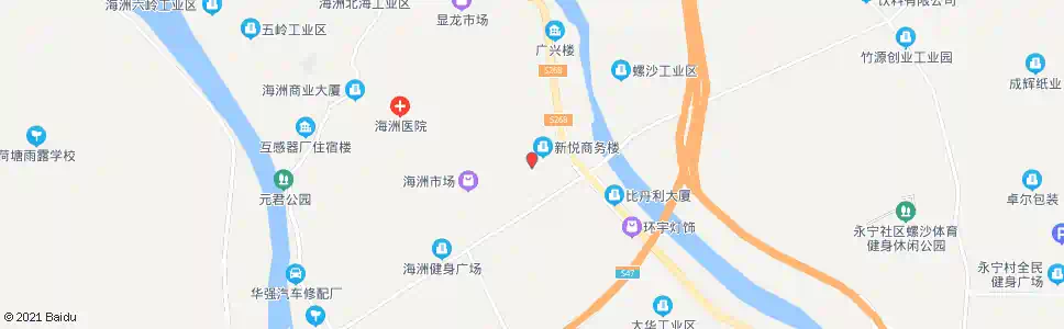中山海洲村路口_公交站地图_中山公交_妙搜公交查询2025