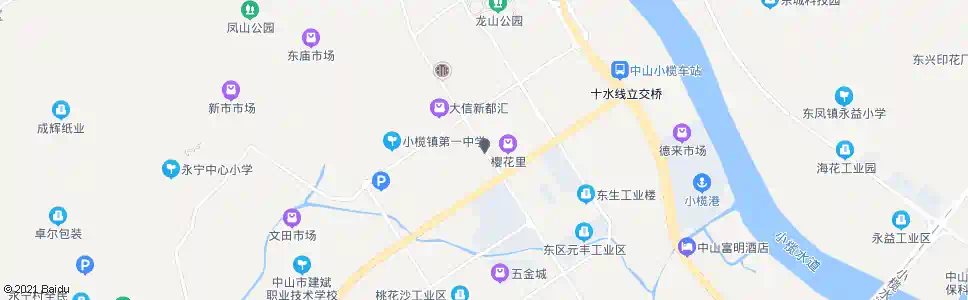 中山民安中路二_公交站地图_中山公交_妙搜公交查询2025