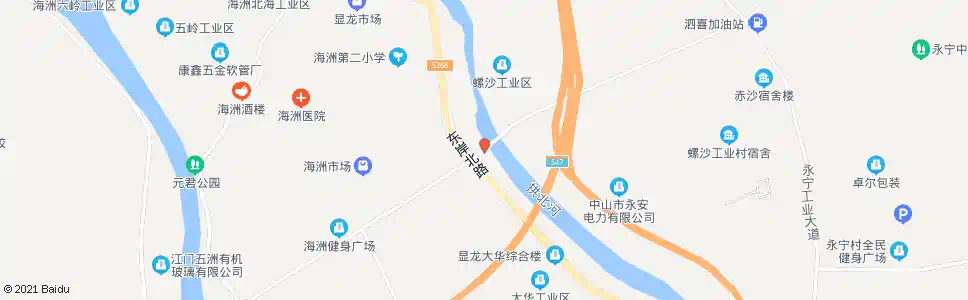 中山螺沙工业大道中_公交站地图_中山公交_妙搜公交查询2025