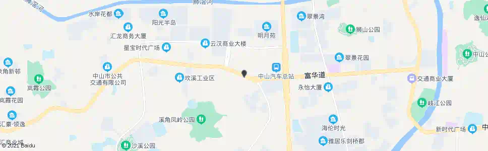 中山溪角_公交站地图_中山公交_妙搜公交查询2025