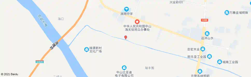 中山人民西路口_公交站地图_中山公交_妙搜公交查询2025