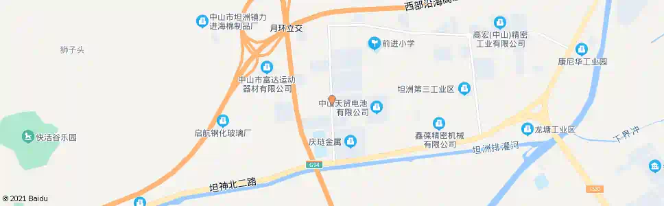 中山坦洲火炬路_公交站地图_中山公交_妙搜公交查询2025