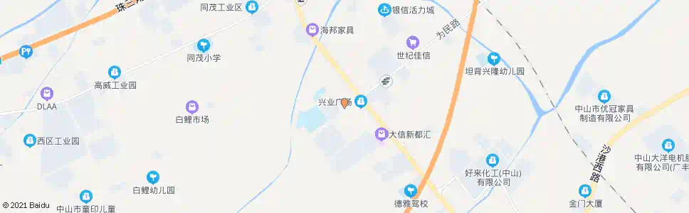 中山利生派出所_公交站地图_中山公交_妙搜公交查询2025