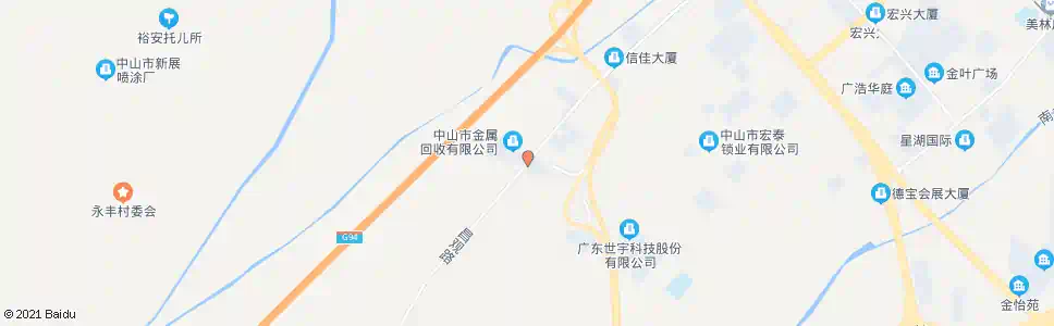 中山昌观路中_公交站地图_中山公交_妙搜公交查询2025