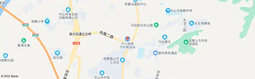 中山南区_公交站地图_中山公交_妙搜公交查询2025