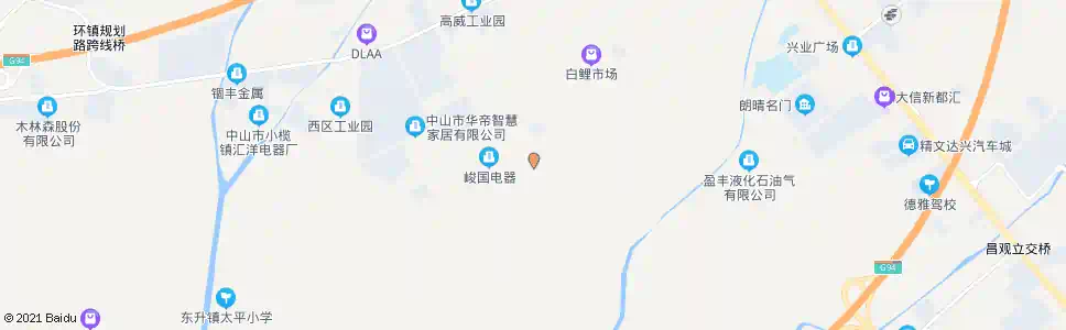 中山白鲤幼儿园_公交站地图_中山公交_妙搜公交查询2025