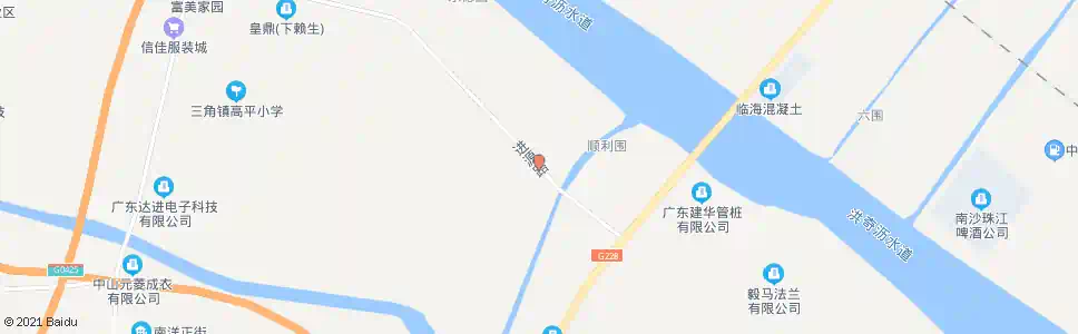 中山进源路东_公交站地图_中山公交_妙搜公交查询2025