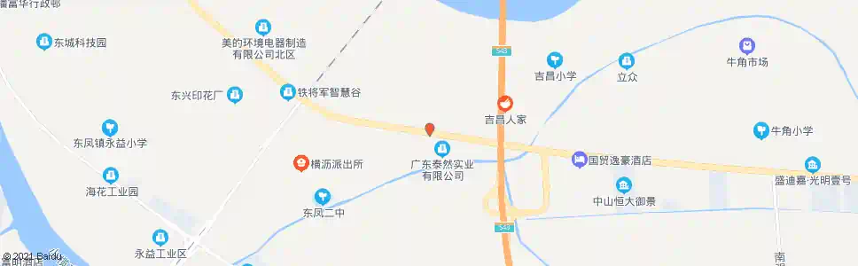 中山东凤兴昌路口_公交站地图_中山公交_妙搜公交查询2025