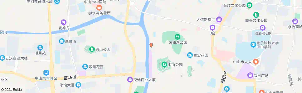 中山青溪路南_公交站地图_中山公交_妙搜公交查询2025