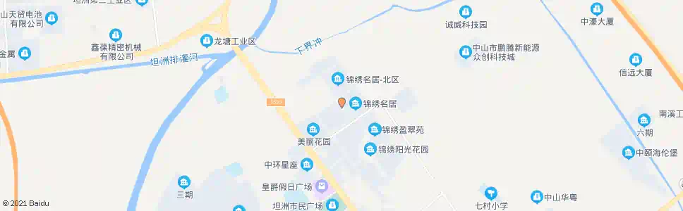 中山锦绣阳光花园十期_公交站地图_中山公交_妙搜公交查询2025