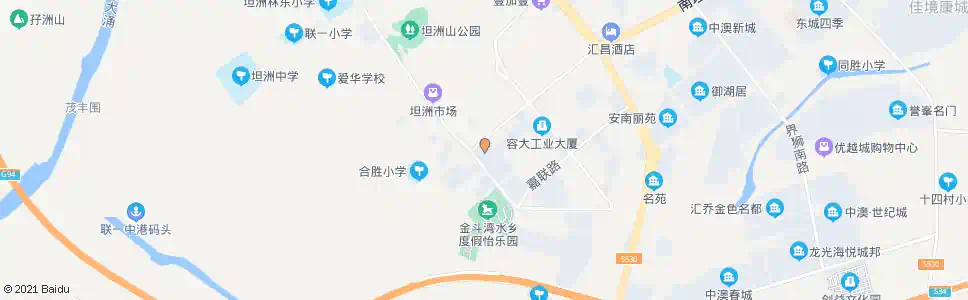 中山坦洲码头_公交站地图_中山公交_妙搜公交查询2025