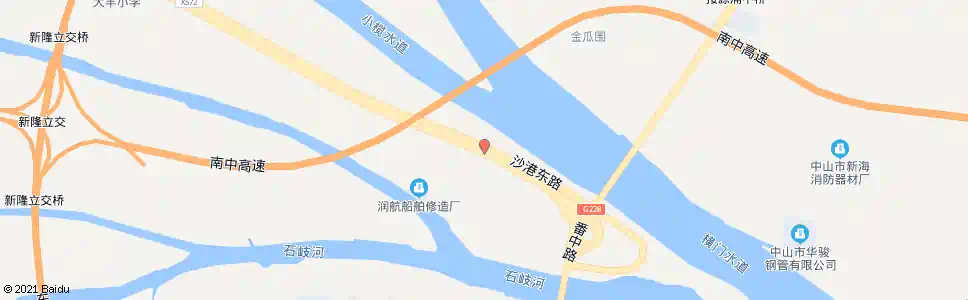 中山藕塘滘_公交站地图_中山公交_妙搜公交查询2025