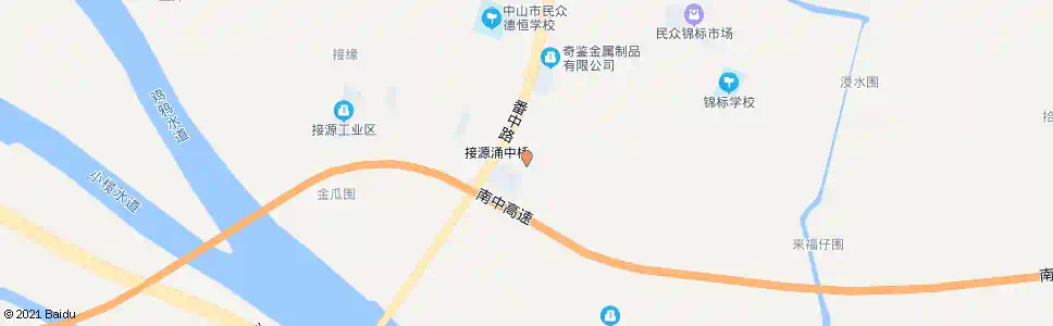 中山接源_公交站地图_中山公交_妙搜公交查询2025