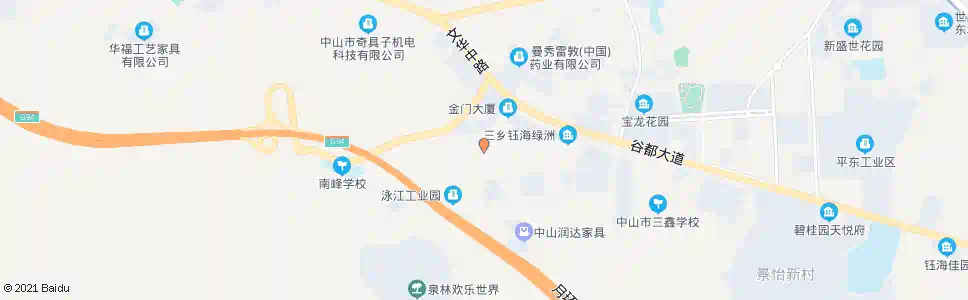 中山金福路_公交站地图_中山公交_妙搜公交查询2025