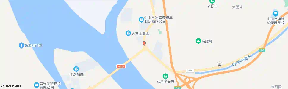 中山神湾菠萝市场_公交站地图_中山公交_妙搜公交查询2025