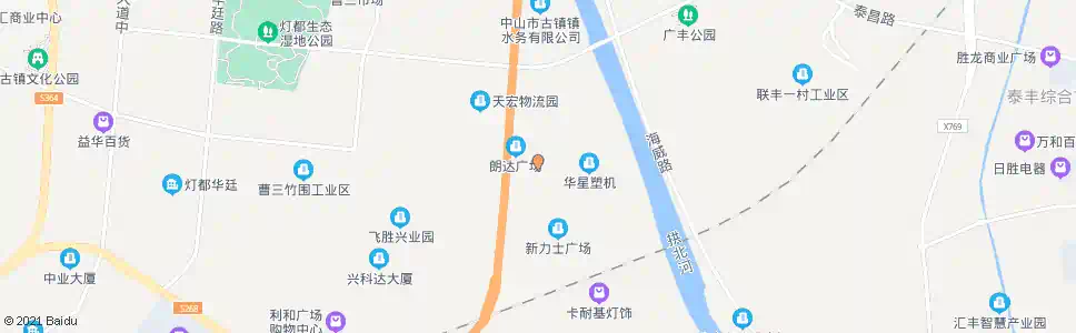 中山华艺灯饰厂_公交站地图_中山公交_妙搜公交查询2025