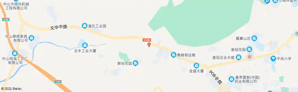 中山白石市场东_公交站地图_中山公交_妙搜公交查询2025