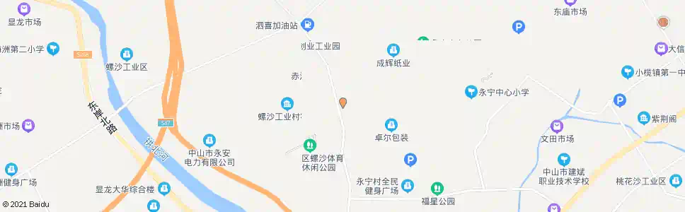 中山岗头村_公交站地图_中山公交_妙搜公交查询2025