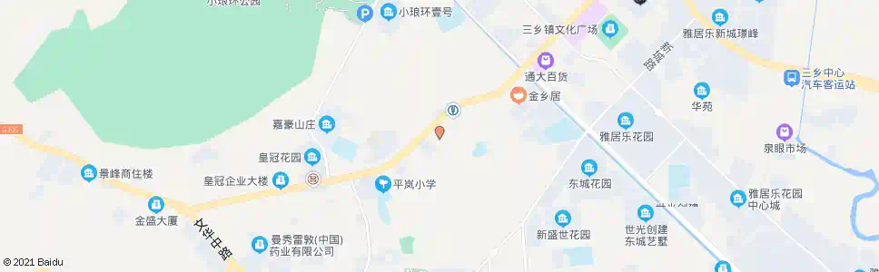 中山三乡市场东_公交站地图_中山公交_妙搜公交查询2025
