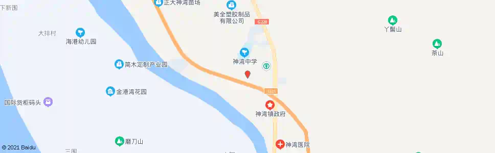 中山神湾大桥东_公交站地图_中山公交_妙搜公交查询2025