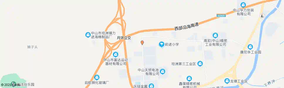 中山枝埔村口_公交站地图_中山公交_妙搜公交查询2025