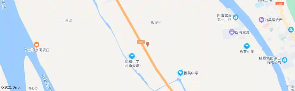 中山古神公路路口_公交站地图_中山公交_妙搜公交查询2025