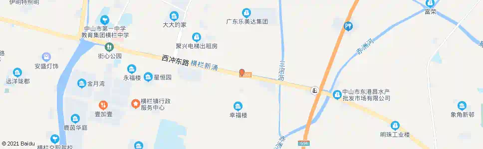 中山横东路口_公交站地图_中山公交_妙搜公交查询2025