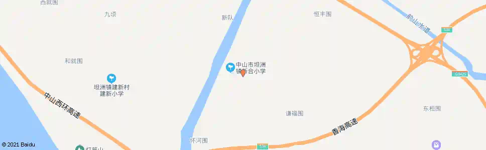 中山新合小学_公交站地图_中山公交_妙搜公交查询2025