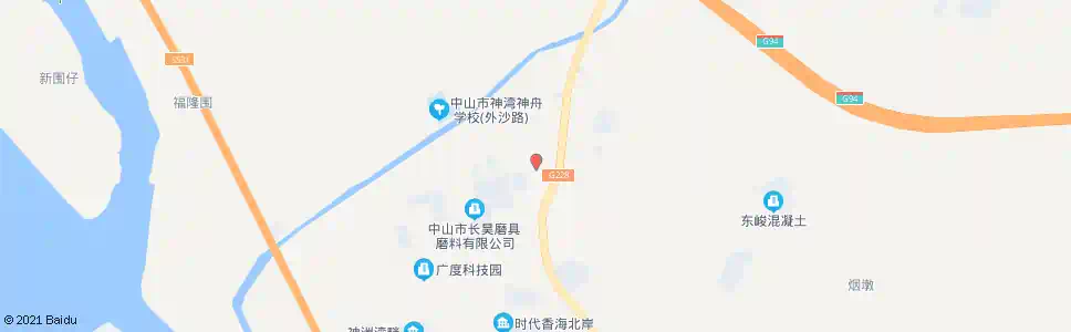 中山沙头工业区路口_公交站地图_中山公交_妙搜公交查询2025